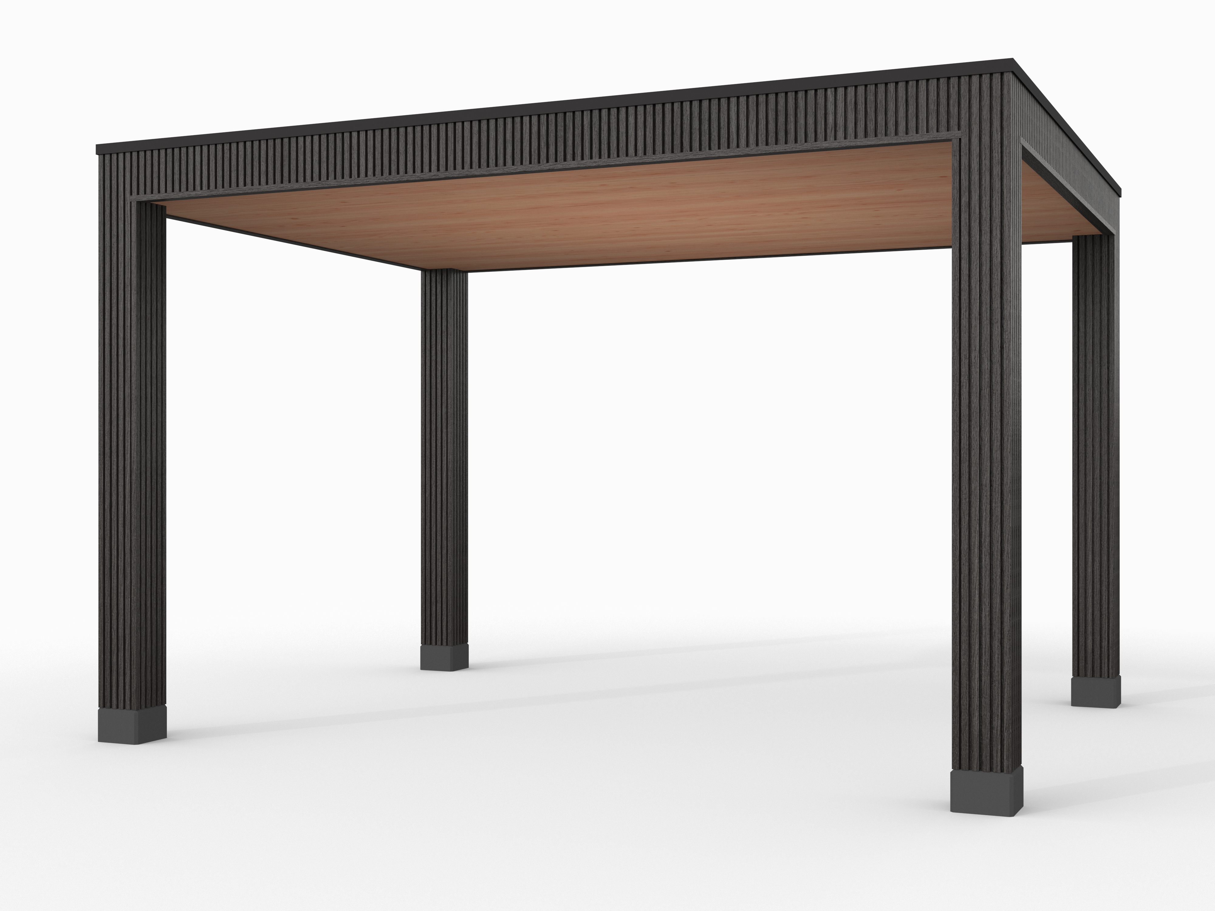 Douglas overkapping, 400 x 300, Westwood Rhombus Zwart - Afbeelding 1